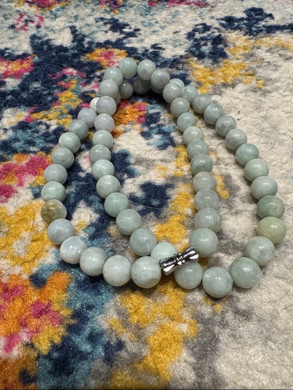 20” strand of jade beads